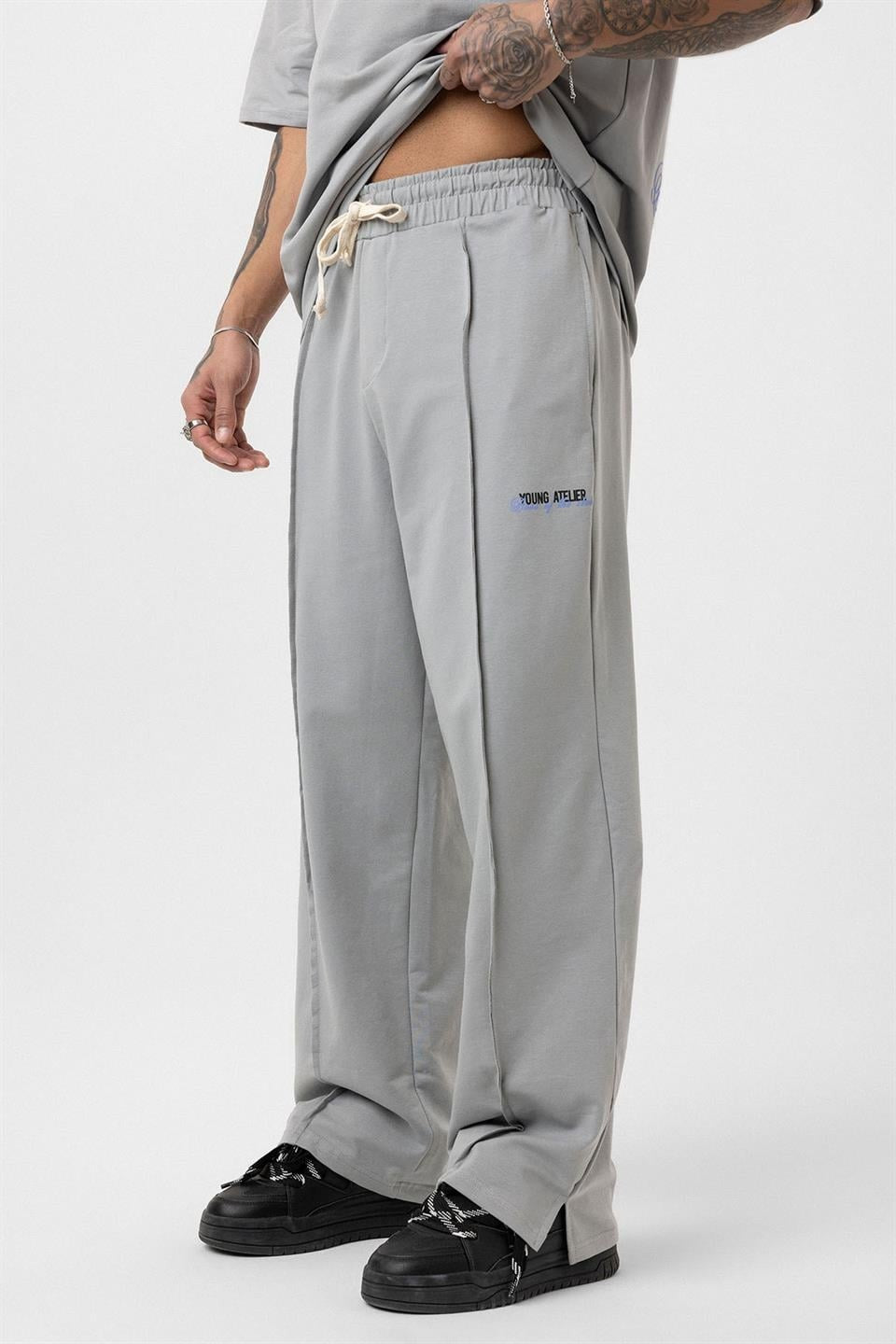 Paça Yırtmatçlı Oversize Eşofman Takım