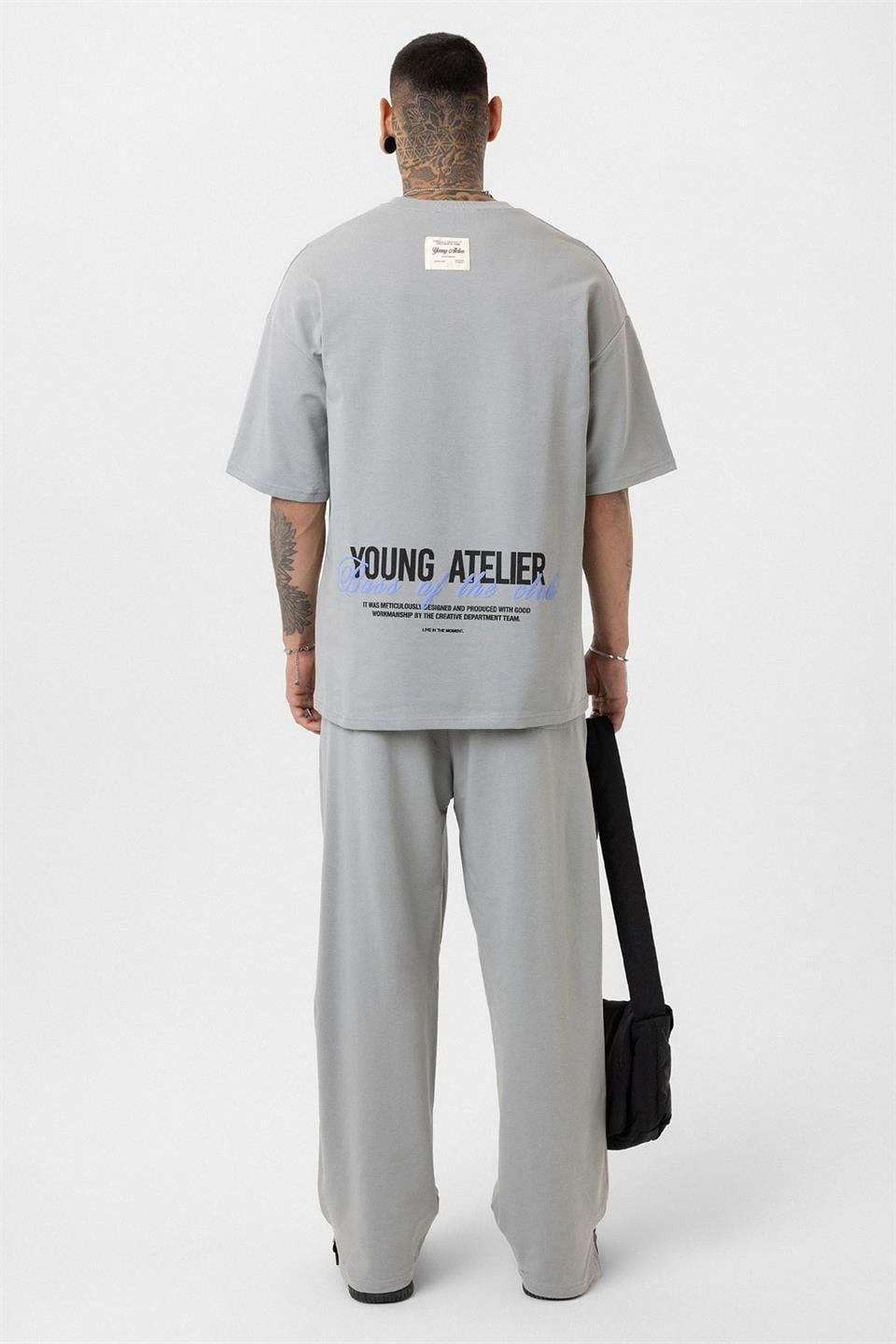 Paça Yırtmatçlı Oversize Eşofman Takım