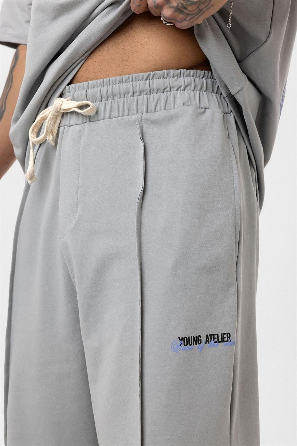 Paça Yırtmatçlı Oversize Eşofman Takım