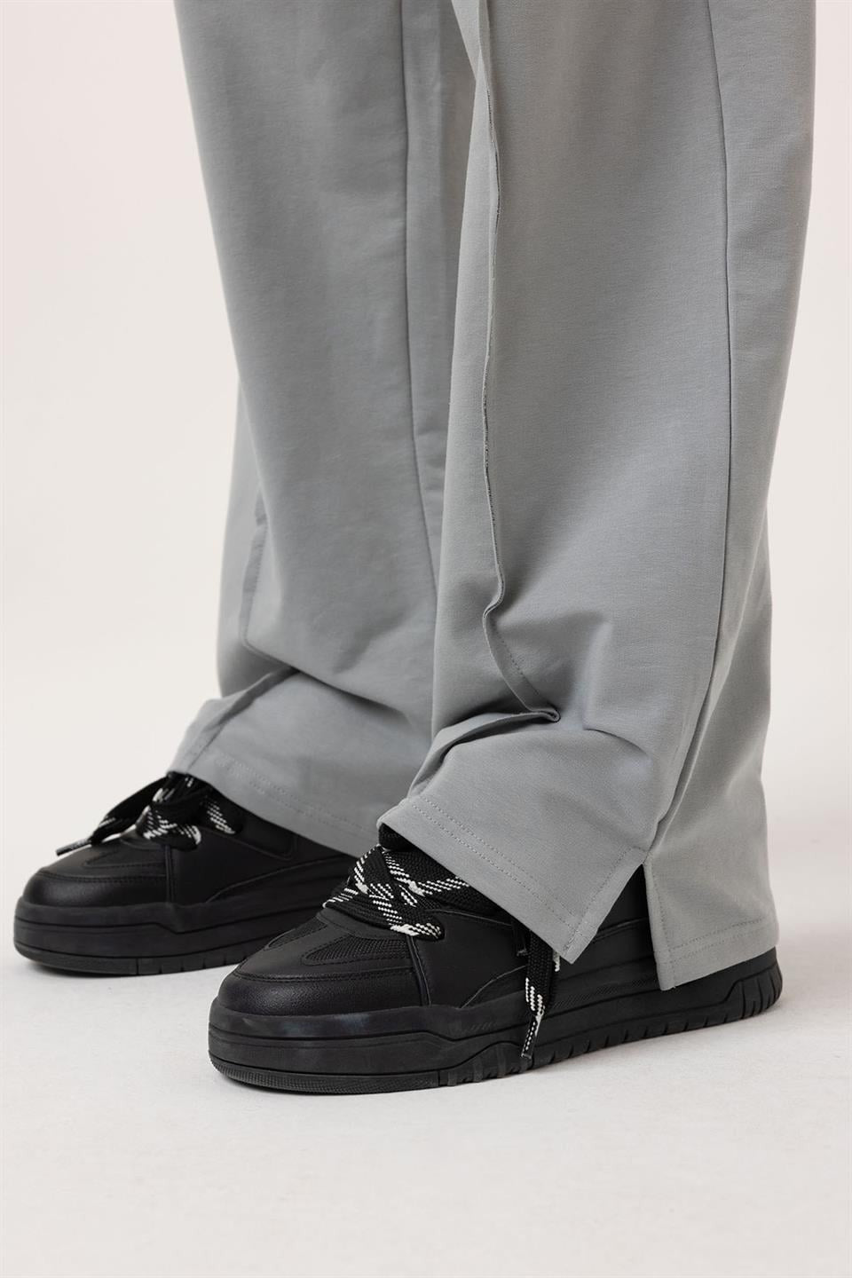 Paça Yırtmatçlı Oversize Eşofman Takım