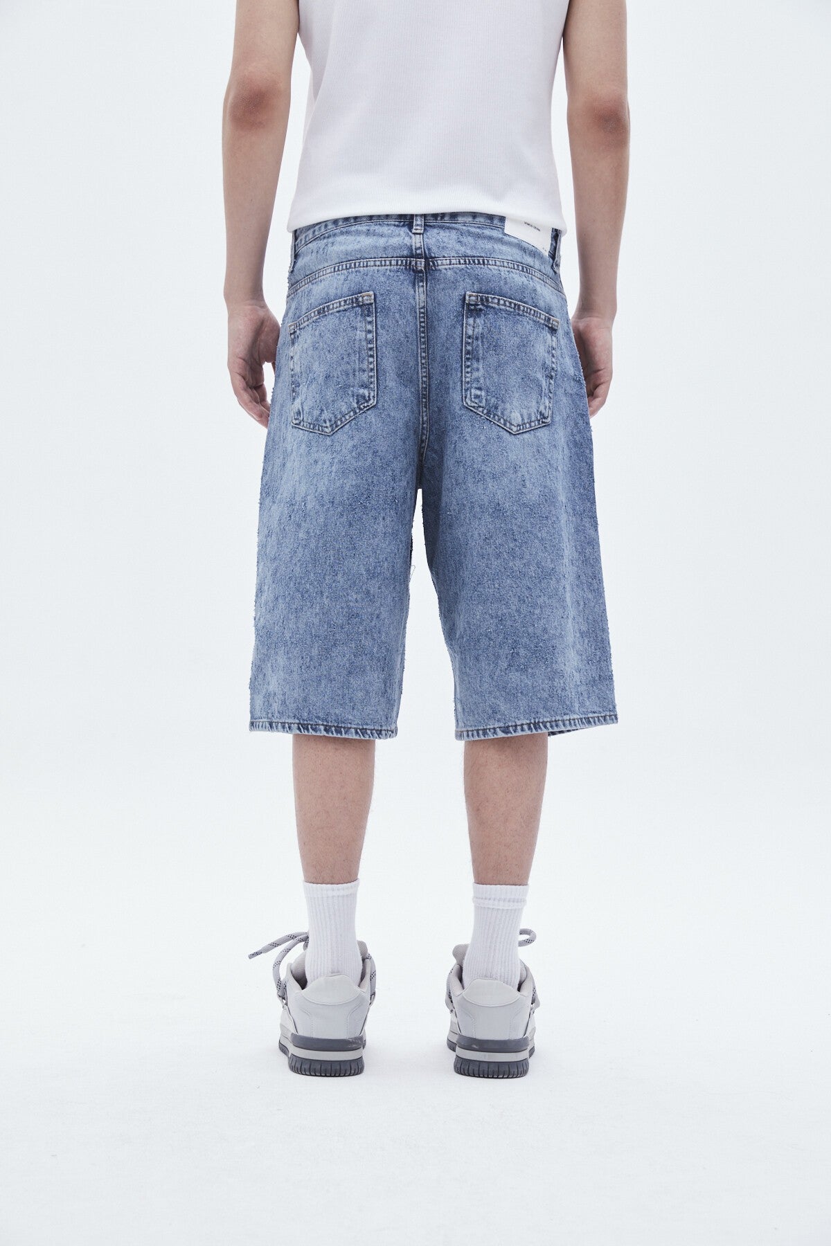 Oversize Bermuda Denim Şort 40-641