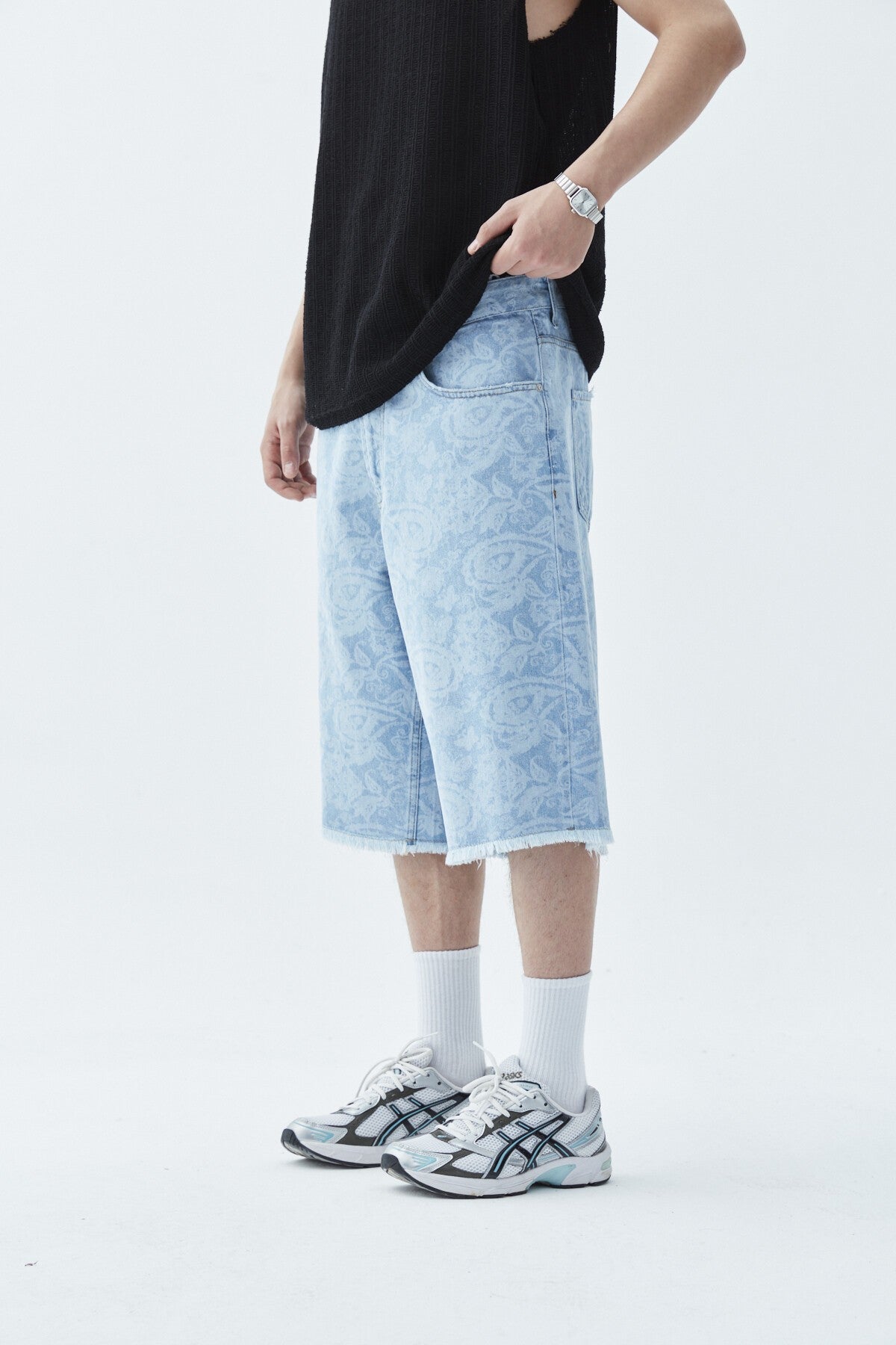 Oversize Bermuda Denim Şort