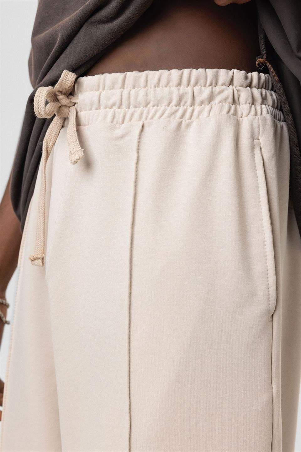 Dikiş Detaylı Oversize Eşofman Alt