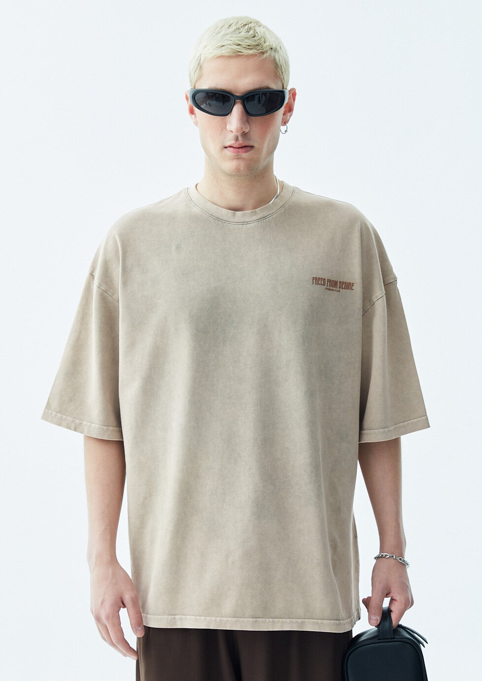Yıkamalı Oversize Tişört