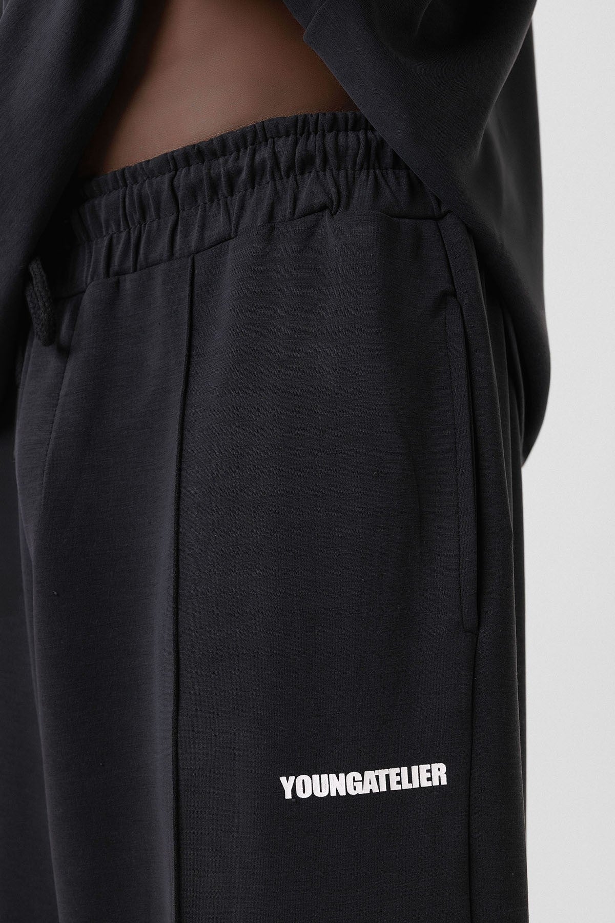 Etiket Detaylı Oversize Modal Kumaş Eşofman Takım