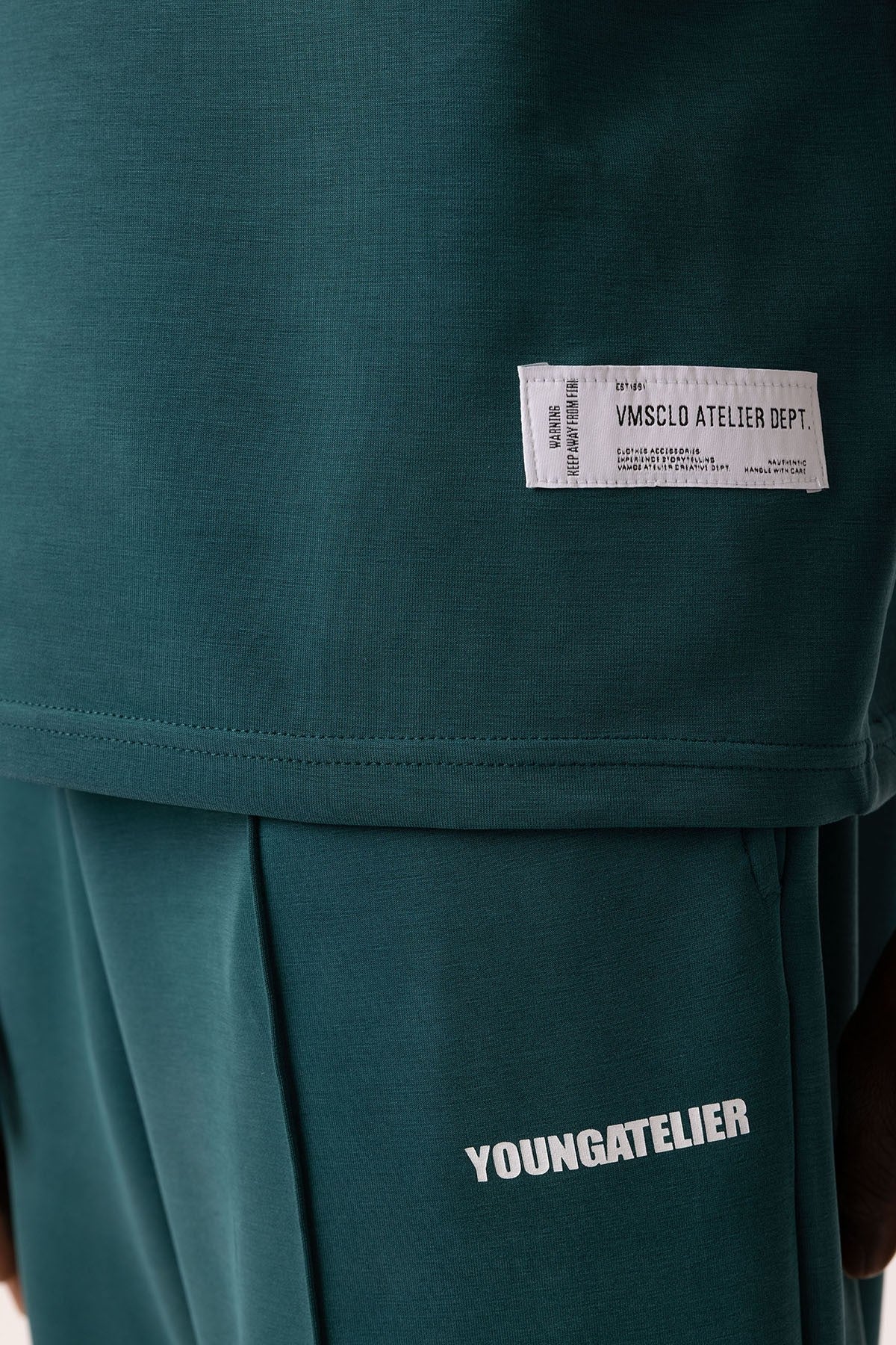 Etiket Detaylı Oversize Modal Kumaş Eşofman Takım