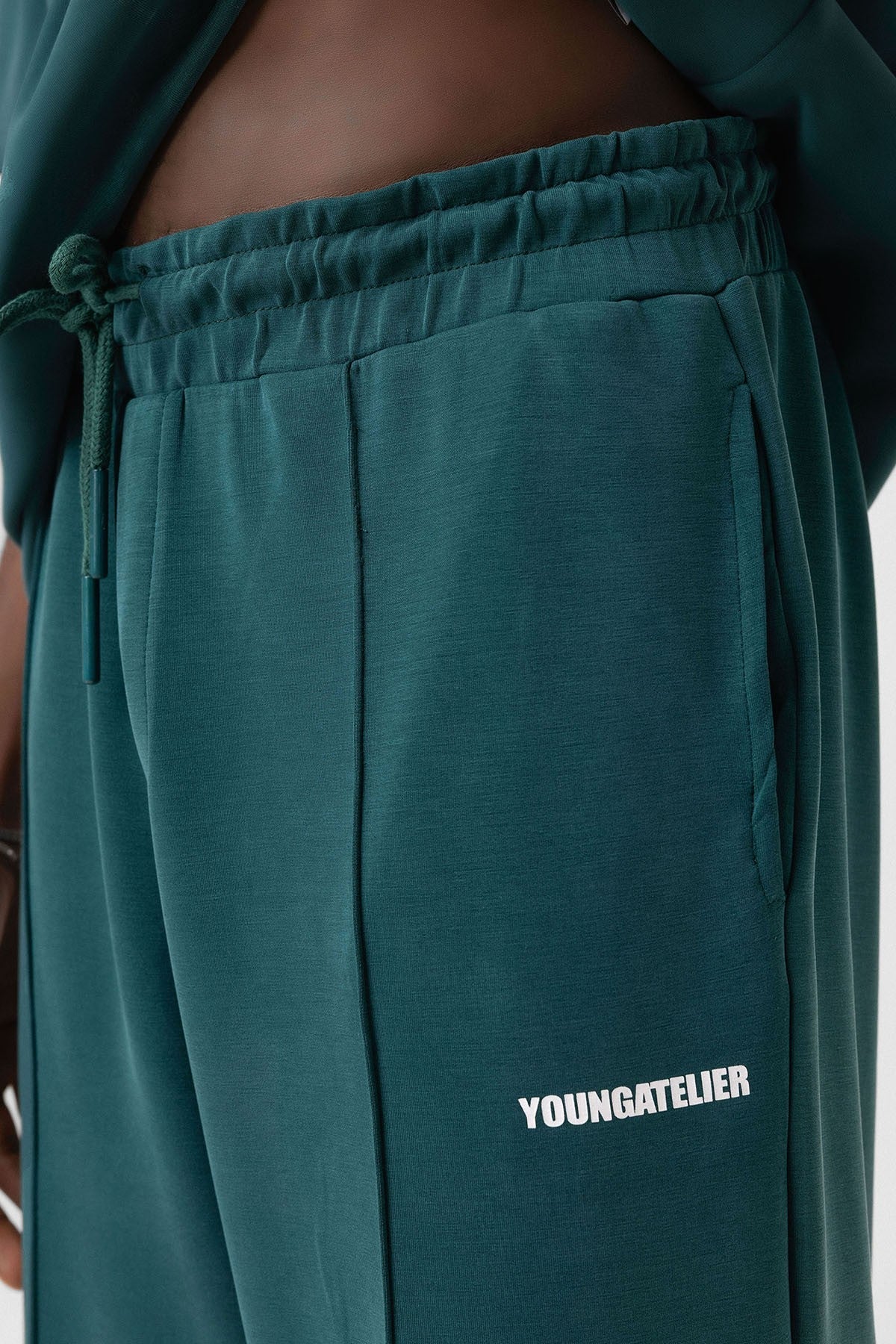 Etiket Detaylı Oversize Modal Kumaş Eşofman Takım