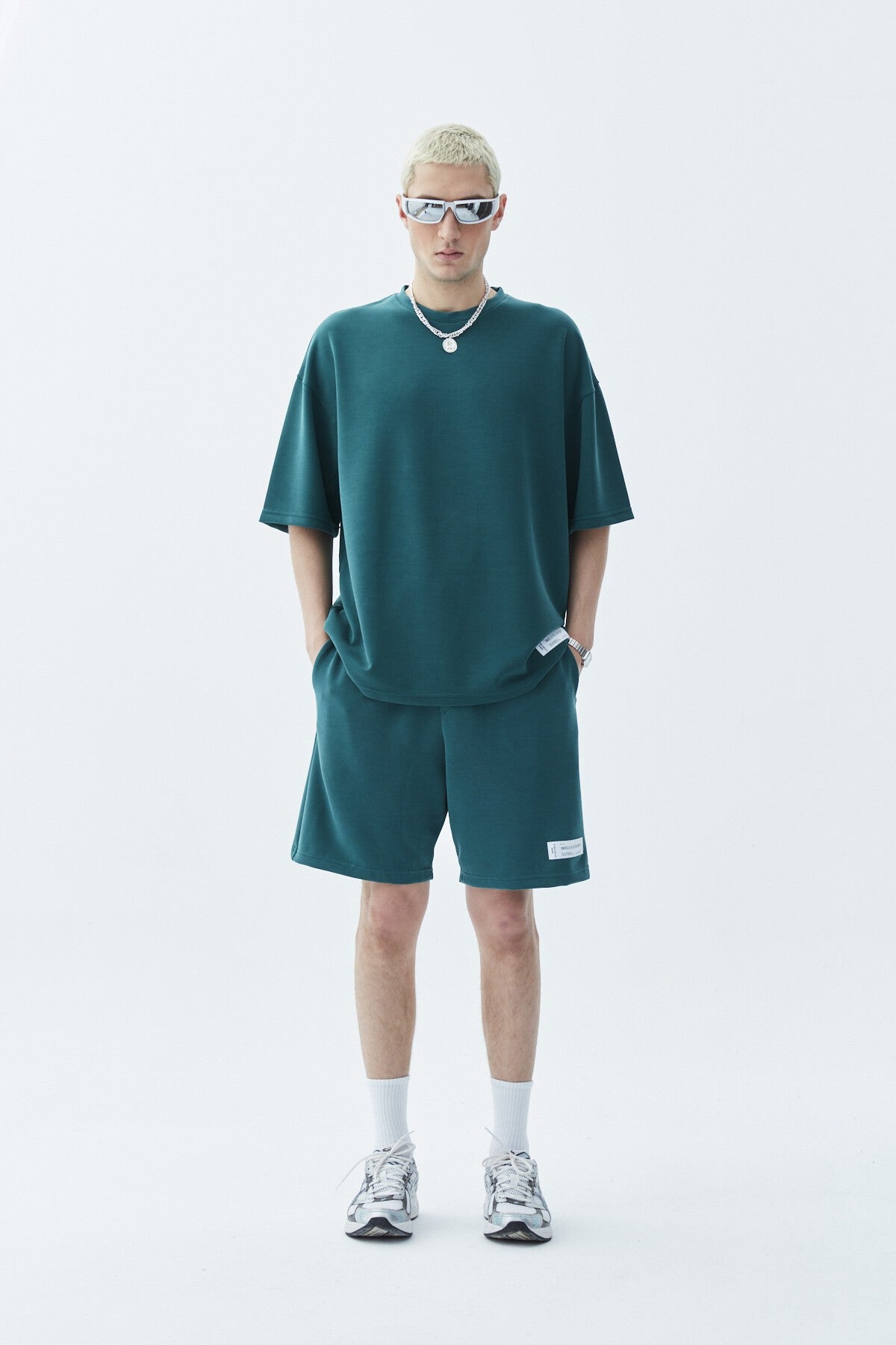 Oversize Modal Şort Takım