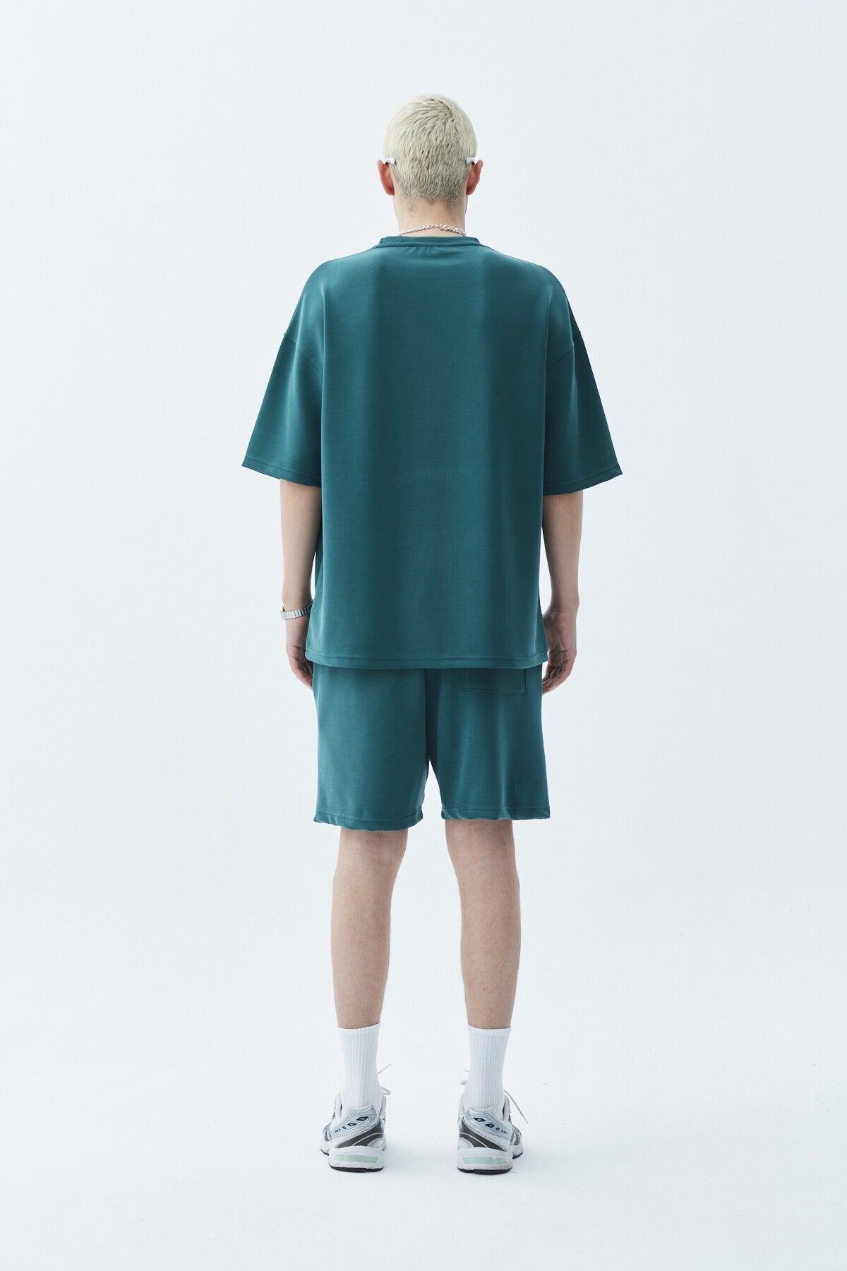Oversize Modal Şort Takım