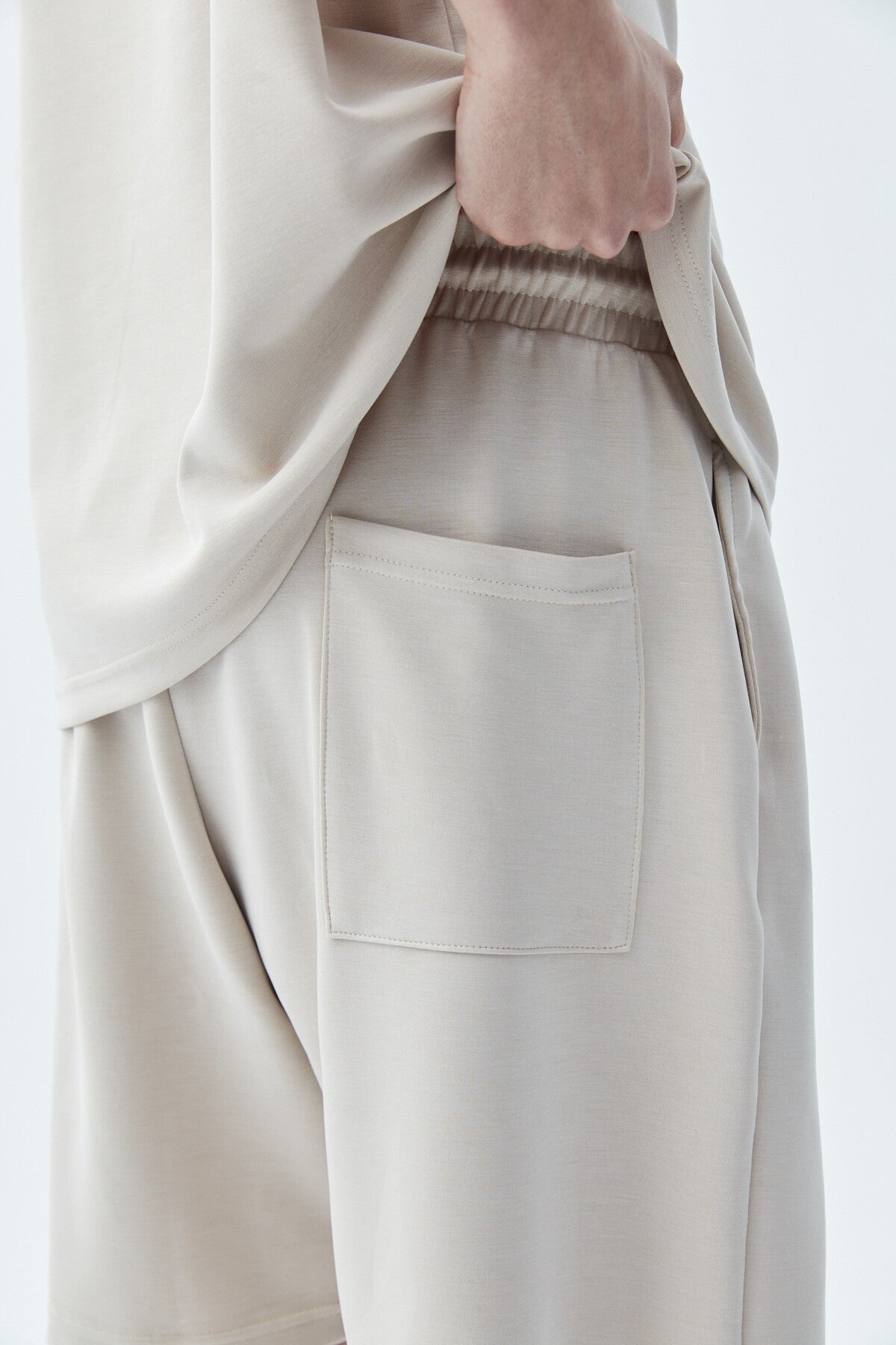 Oversize Modal Şort Takım