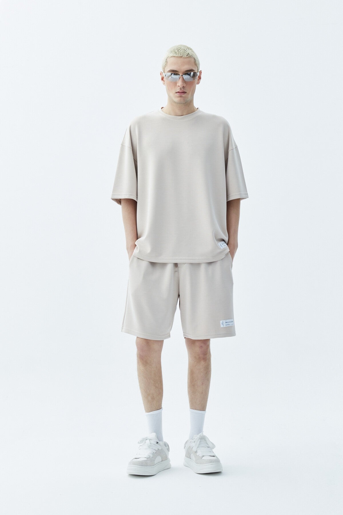 Oversize Modal Şort Takım
