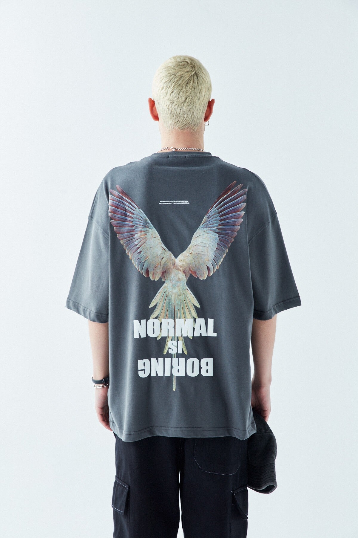 Arka Baskılı Oversize Tişört