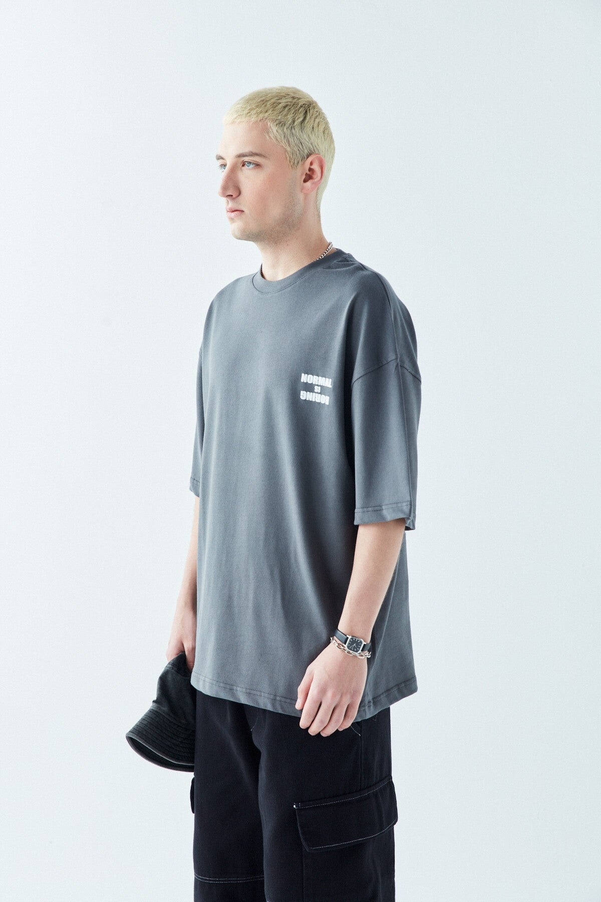 Arka Baskılı Oversize Tişört