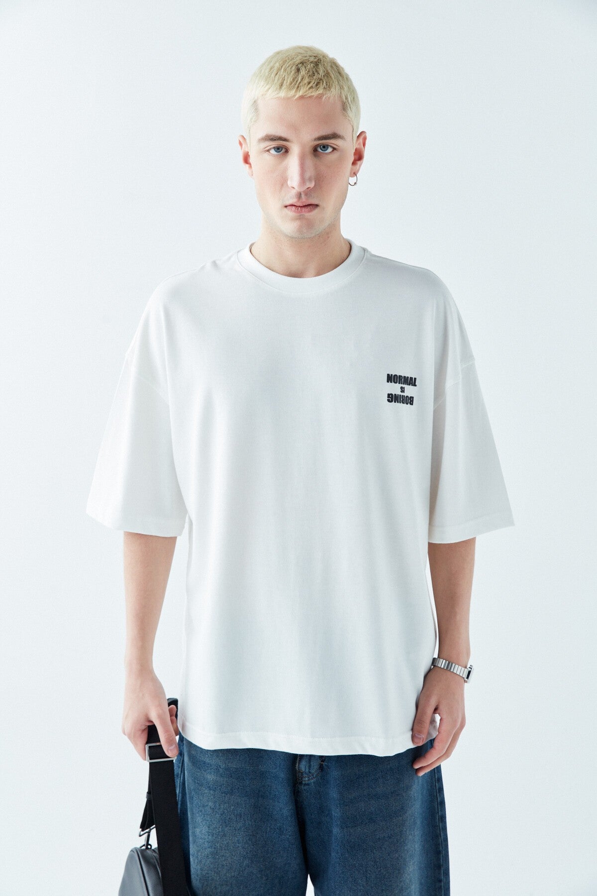 Arka Baskılı Oversize Tişört
