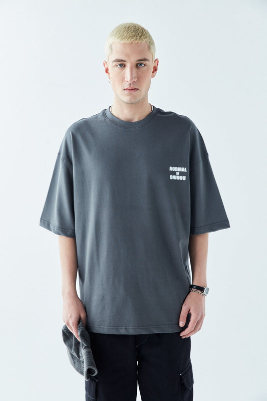 Arka Baskılı Oversize Tişört