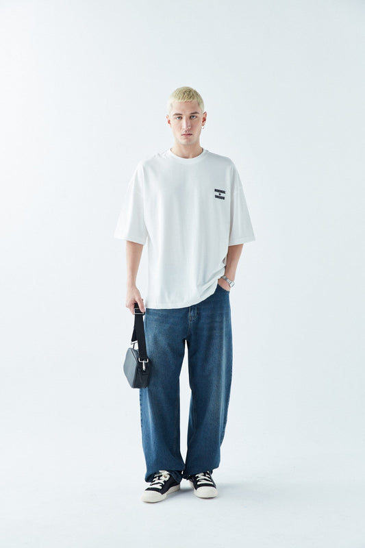 Arka Baskılı Oversize Tişört