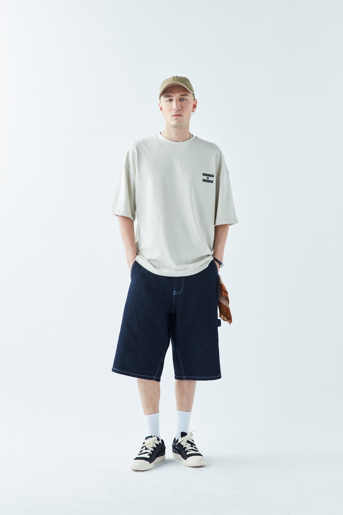 Arka Baskılı Oversize Tişört
