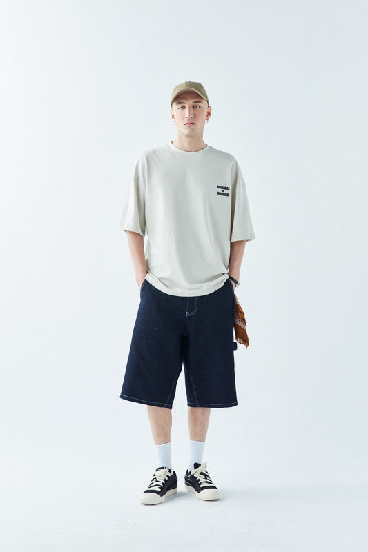 Arka Baskılı Oversize Tişört