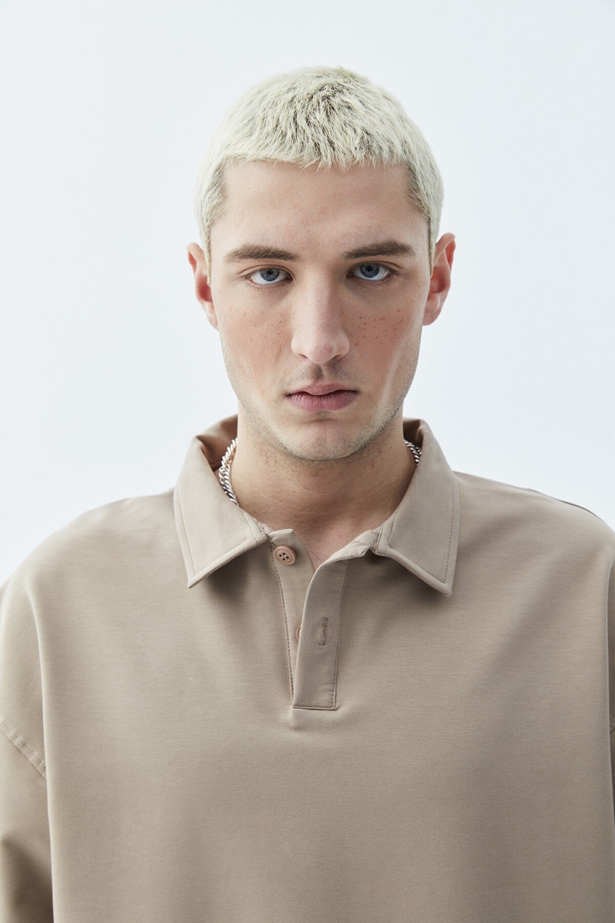 Polo Yaka Oversize Tişört