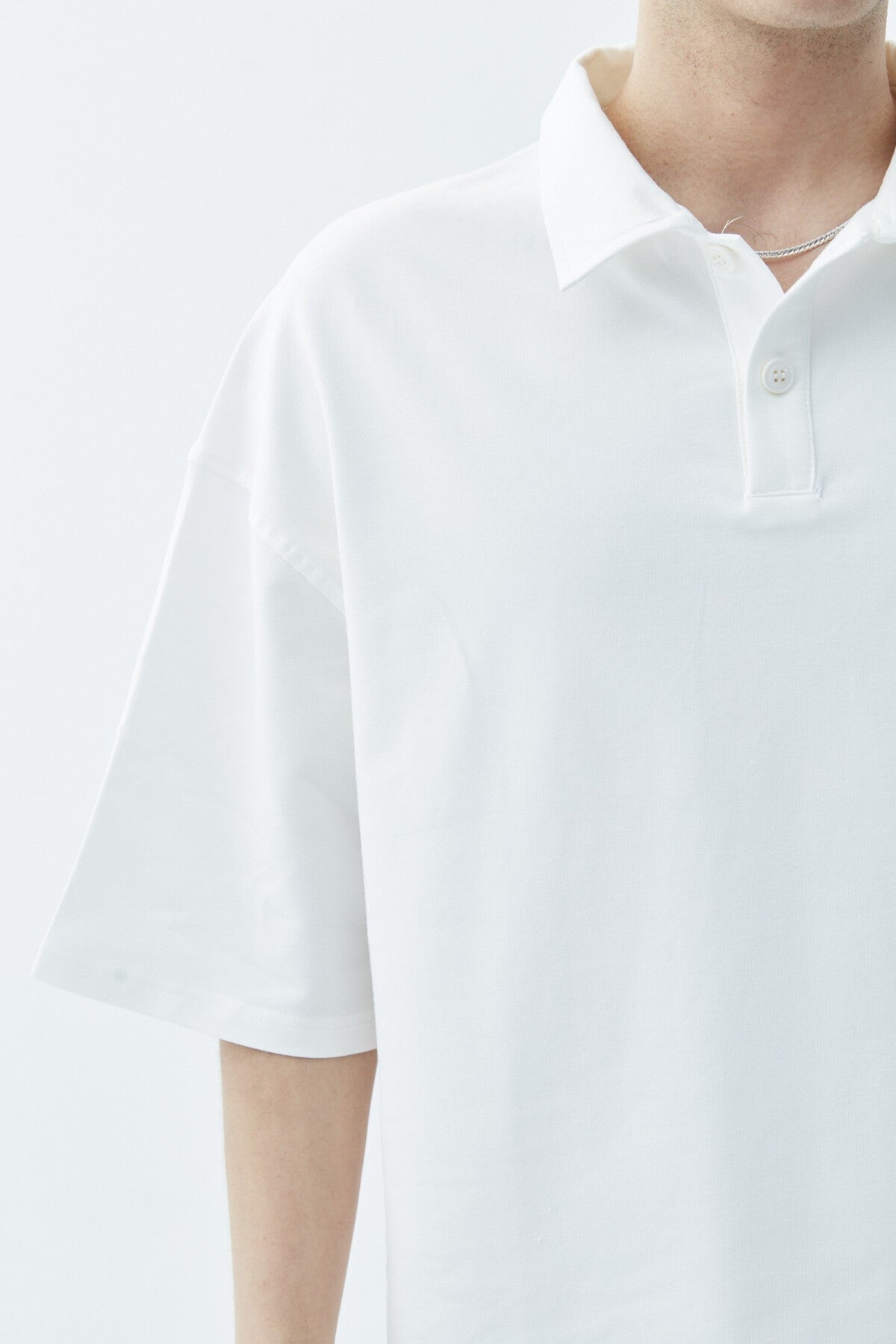 Polo Yaka Oversize Tişört