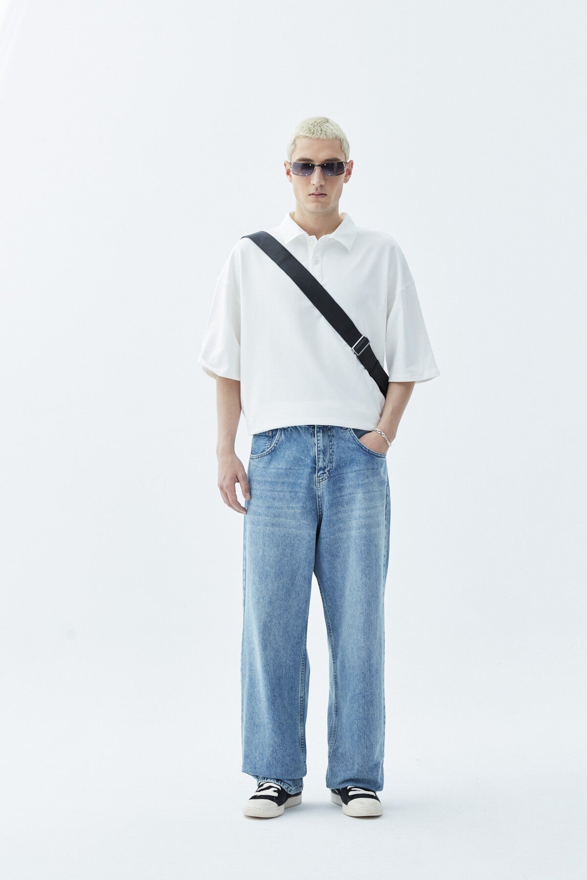 Polo Yaka Oversize Tişört