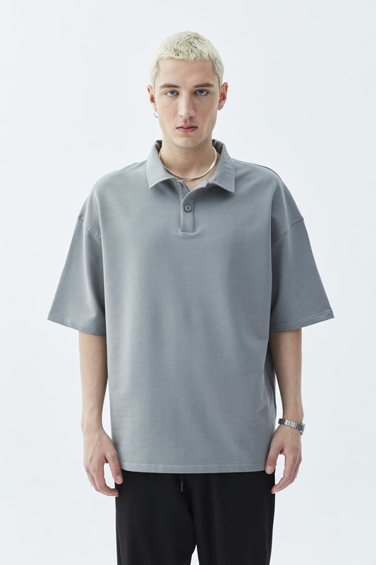 Polo Yaka Oversize Tişört