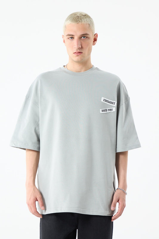 Arka Baskılı Oversize Tişört