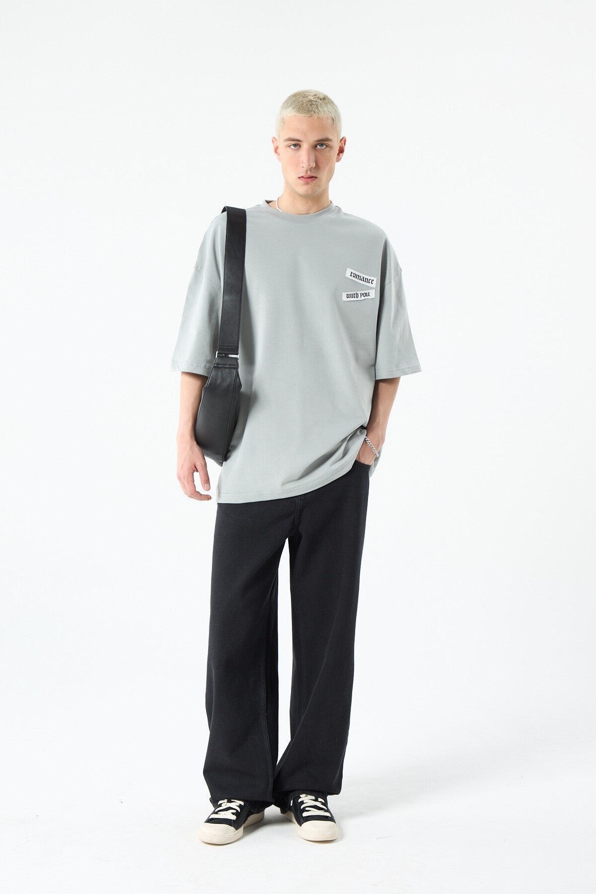 Arka Baskılı Oversize Tişört
