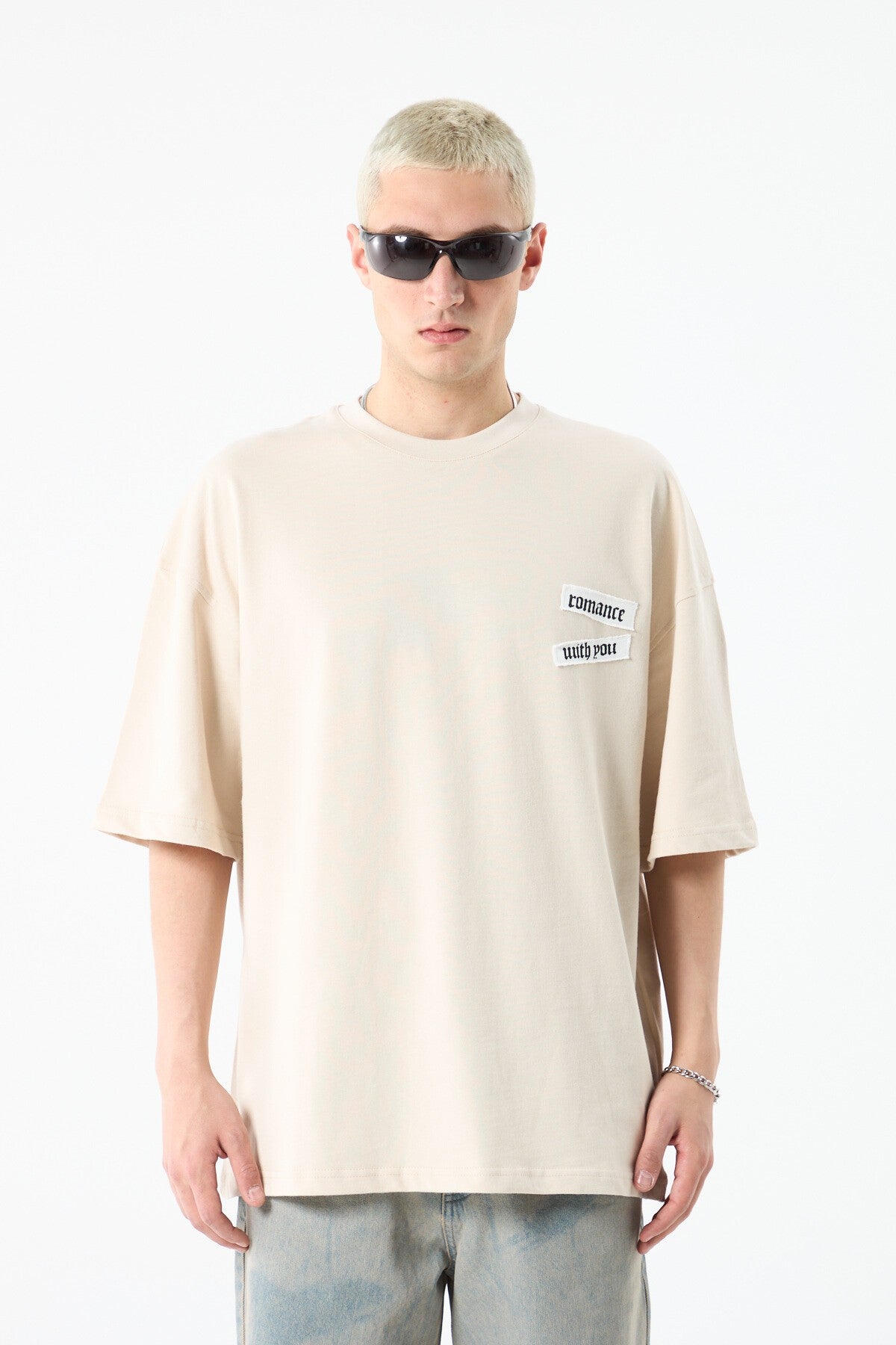 Arka Baskılı Oversize Tişört