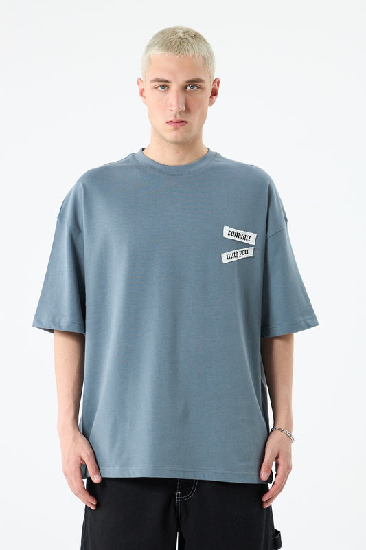 Arka Baskılı Oversize Tişört