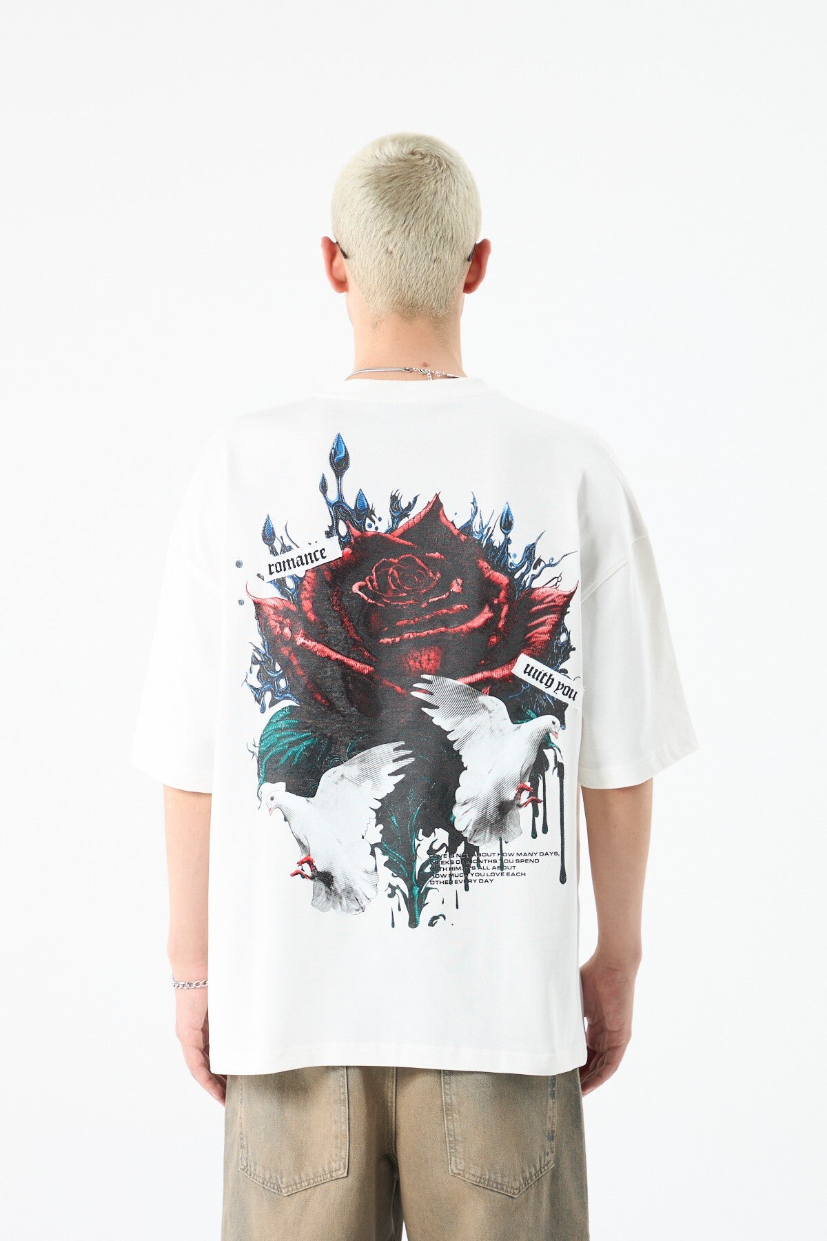 Arka Baskılı Oversize Tişört