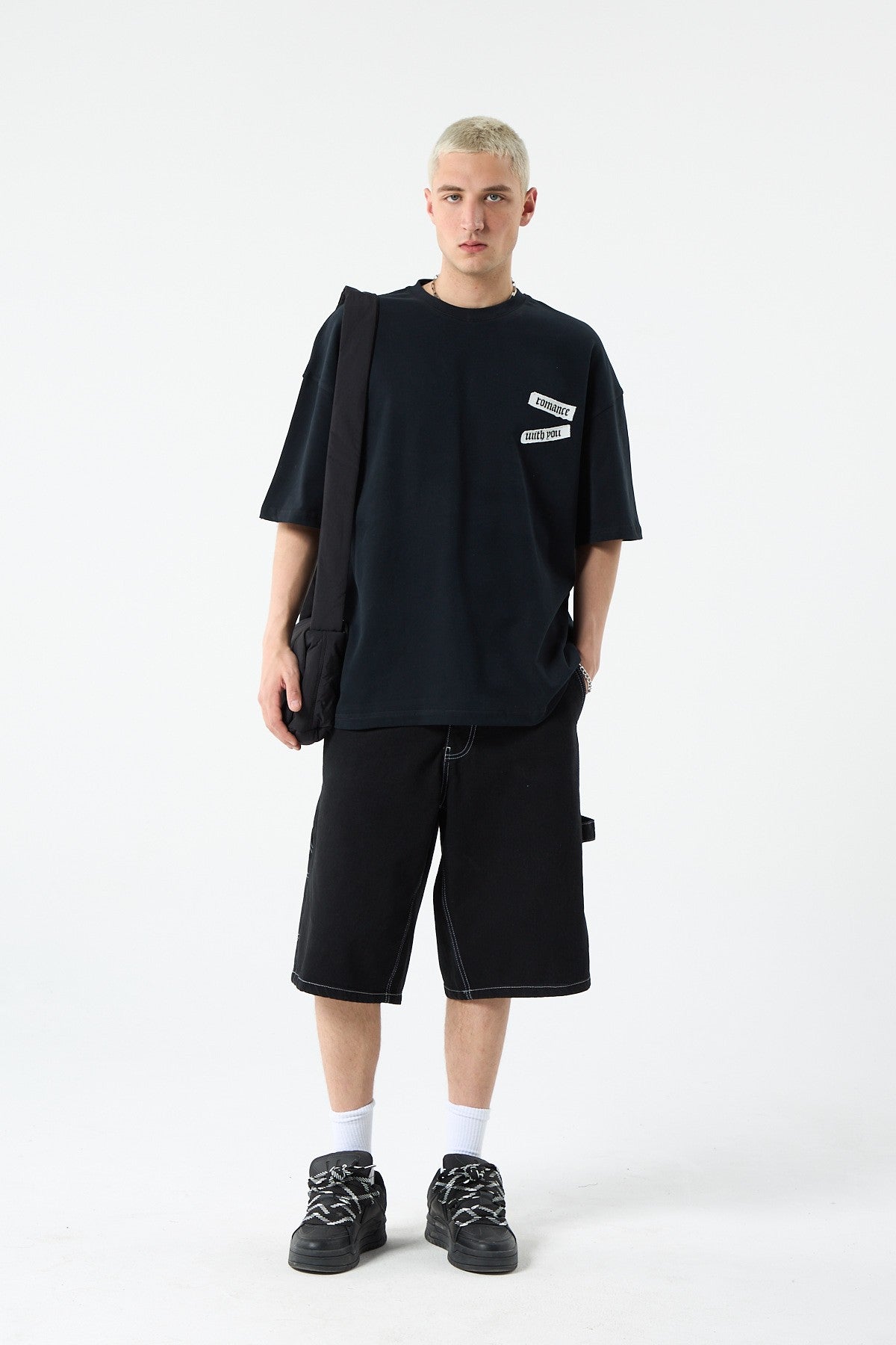 Arka Baskılı Oversize Tişört