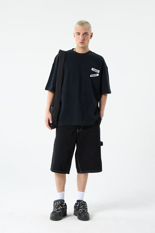 Arka Baskılı Oversize Tişört