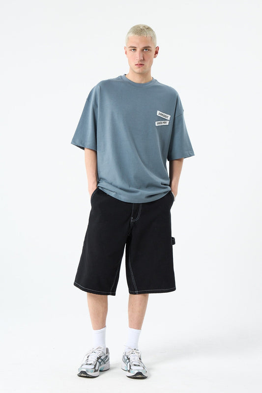 Arka Baskılı Oversize Tişört