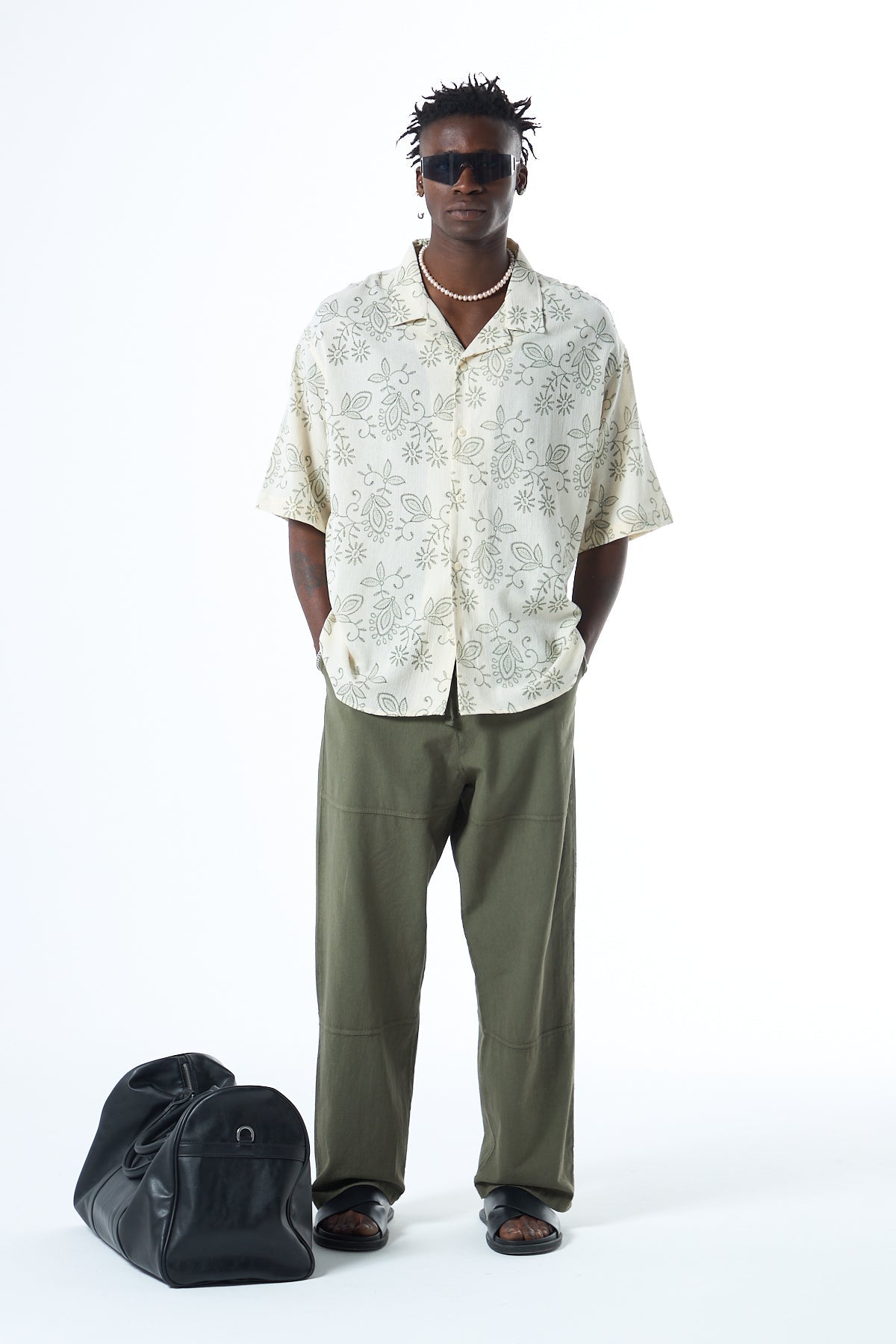 Baggy Keten Pantolon 40-804
