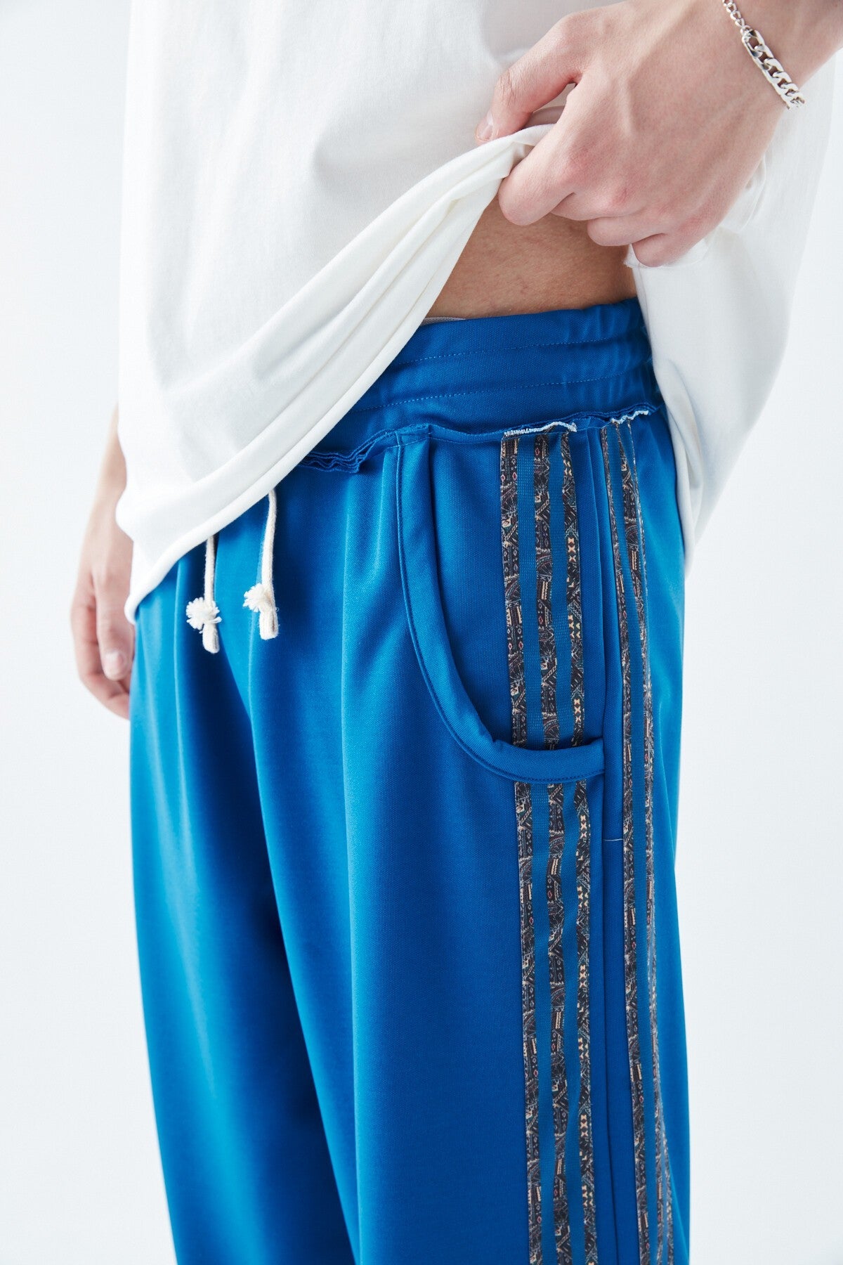 Şerit Detaylı Baggy Eşofman Altı