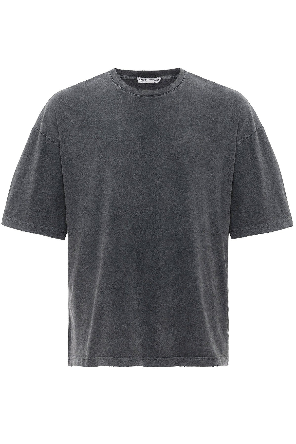 Yıkamalı Oversize Basic Tişört