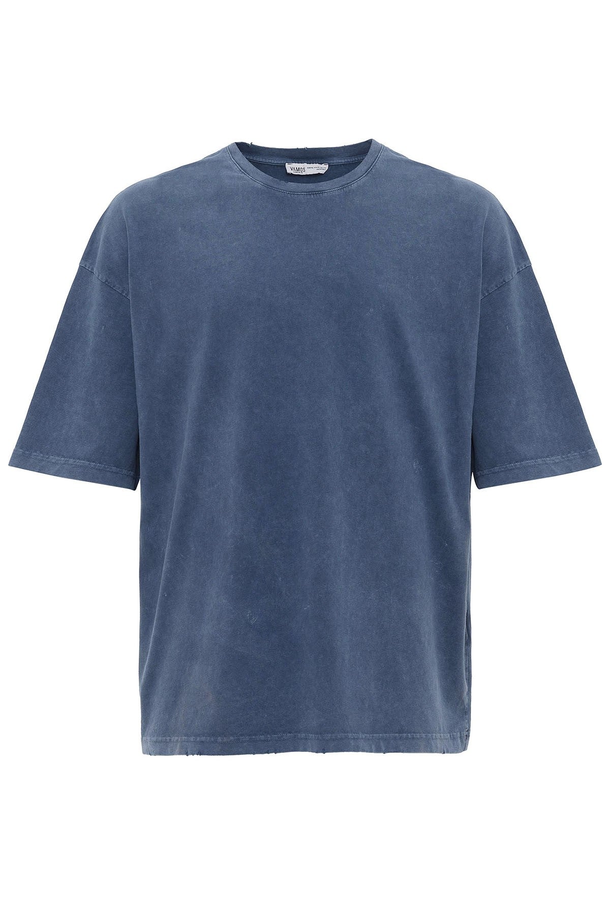 Yıkamalı Oversize Basic Tişört
