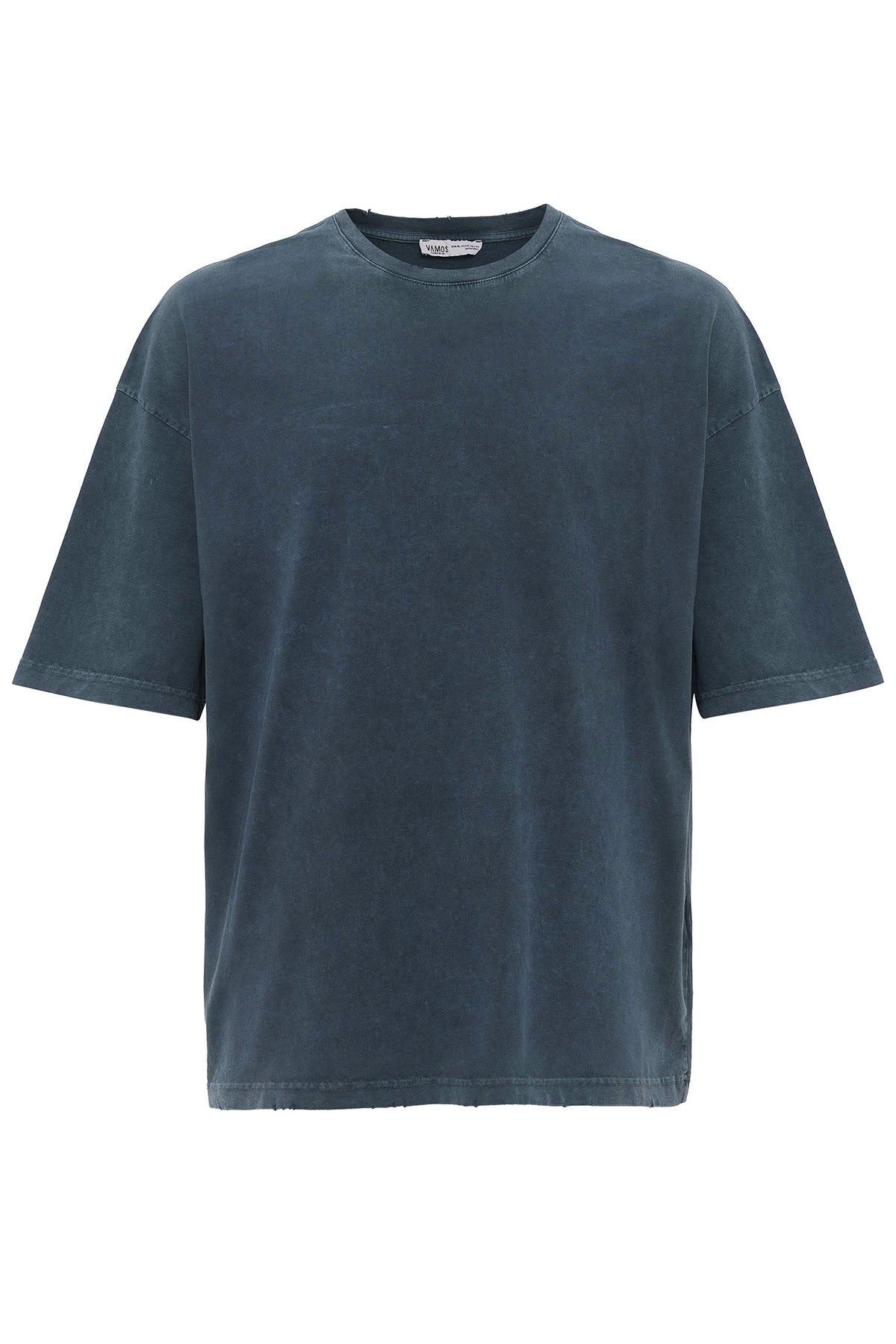Yıkamalı Oversize Basic Tişört