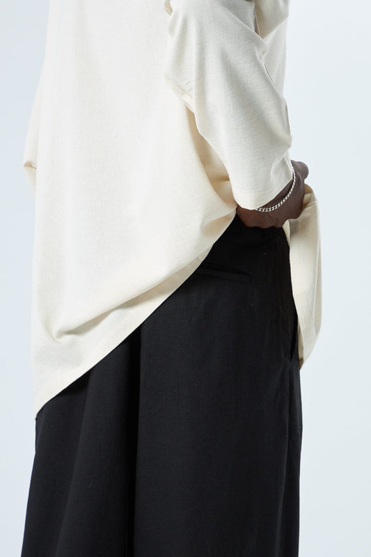 %100 Keten Baggy Pantolon