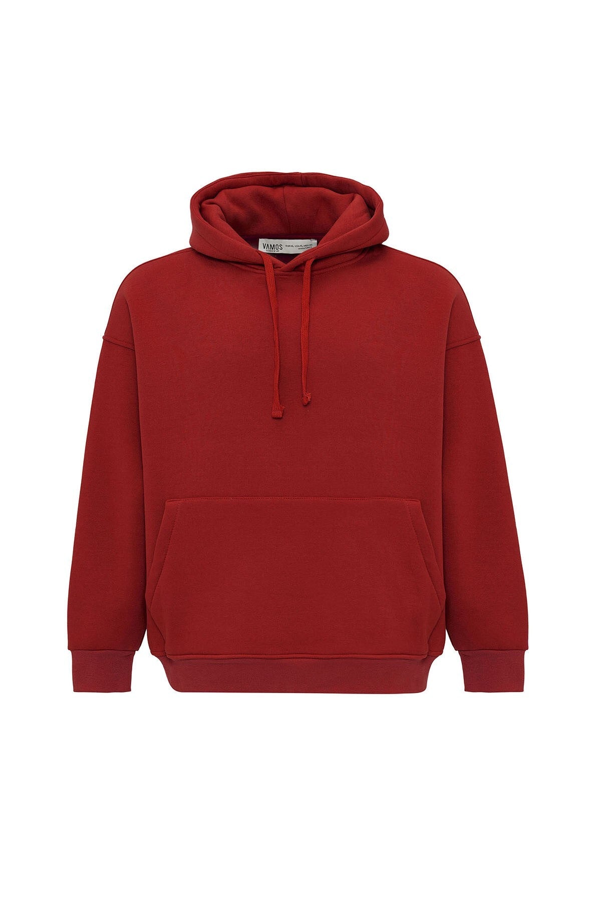 Basic Oversize Kapüşonlu Cep Detaylı Sweatshirt