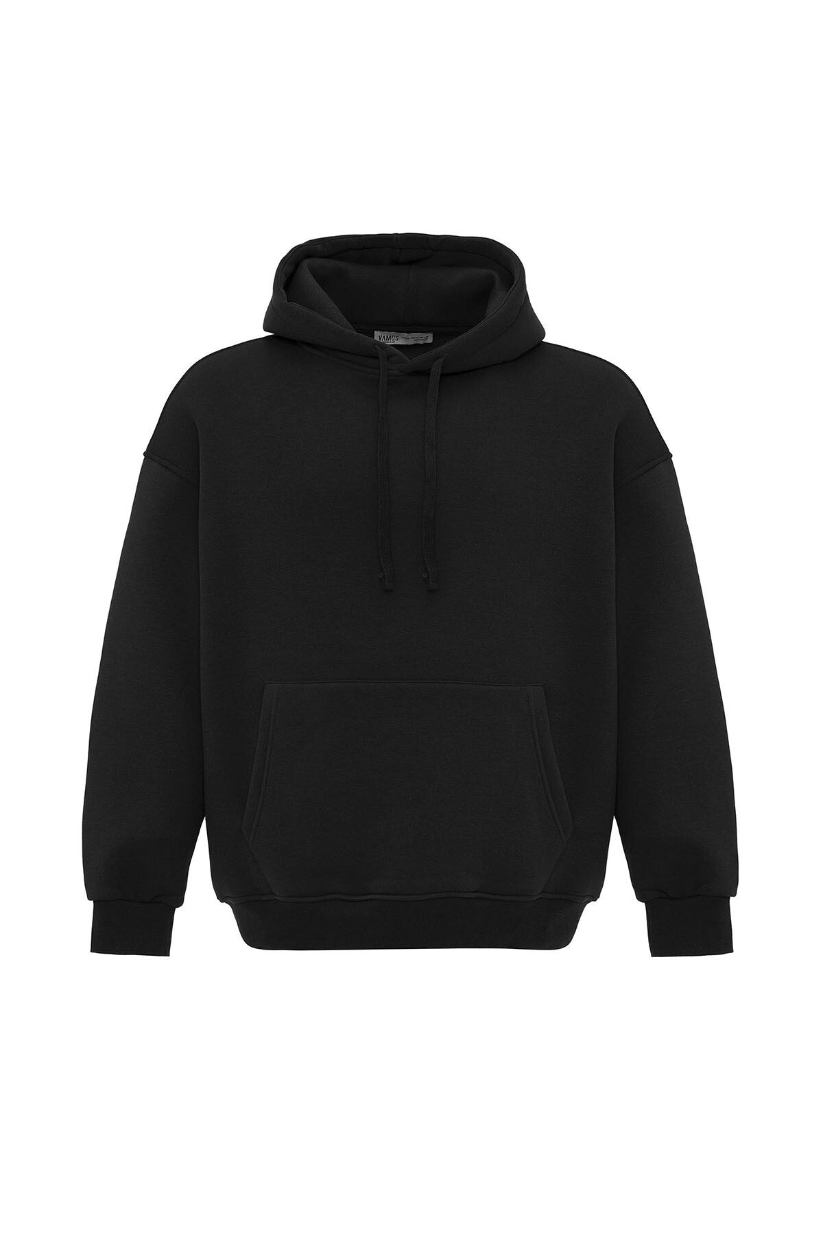 Basic Oversize Kapüşonlu Cep Detaylı Sweatshirt