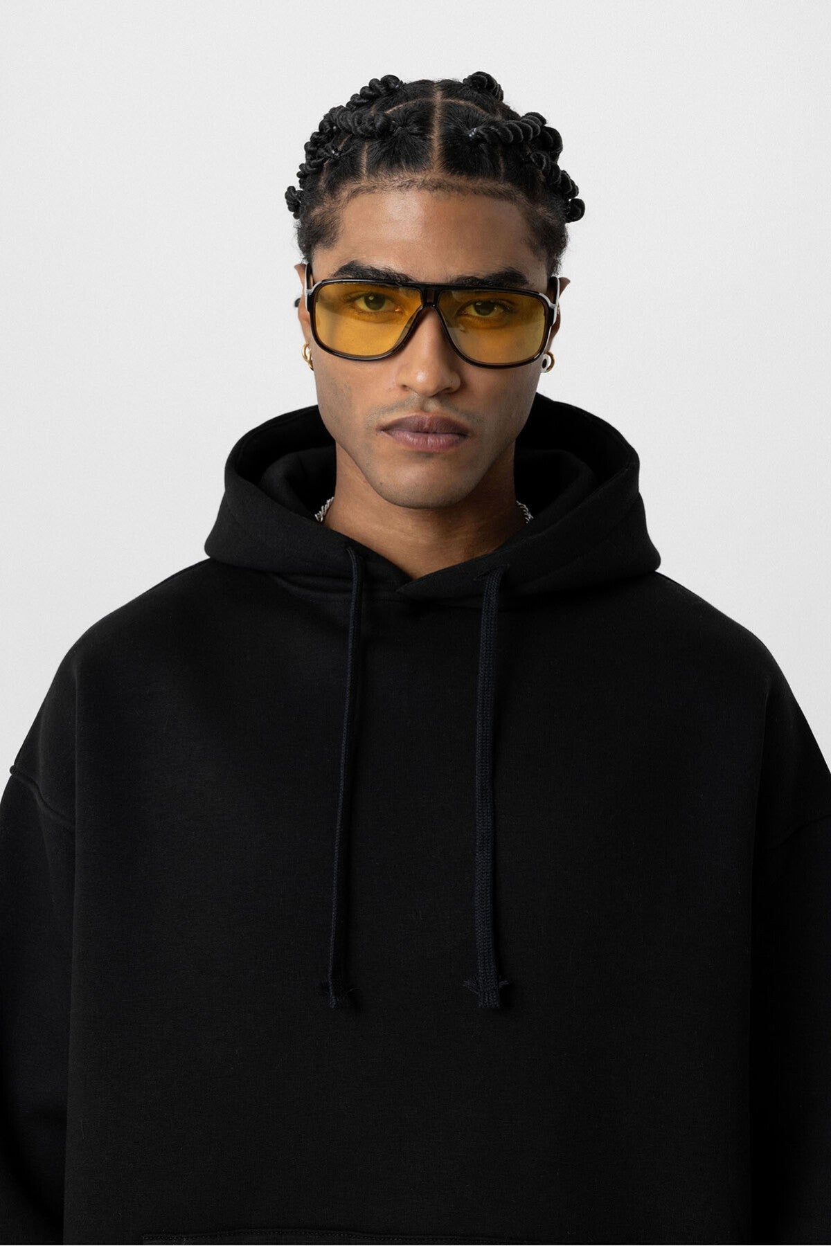 Basic Oversize Kapüşonlu Cep Detaylı Sweatshirt