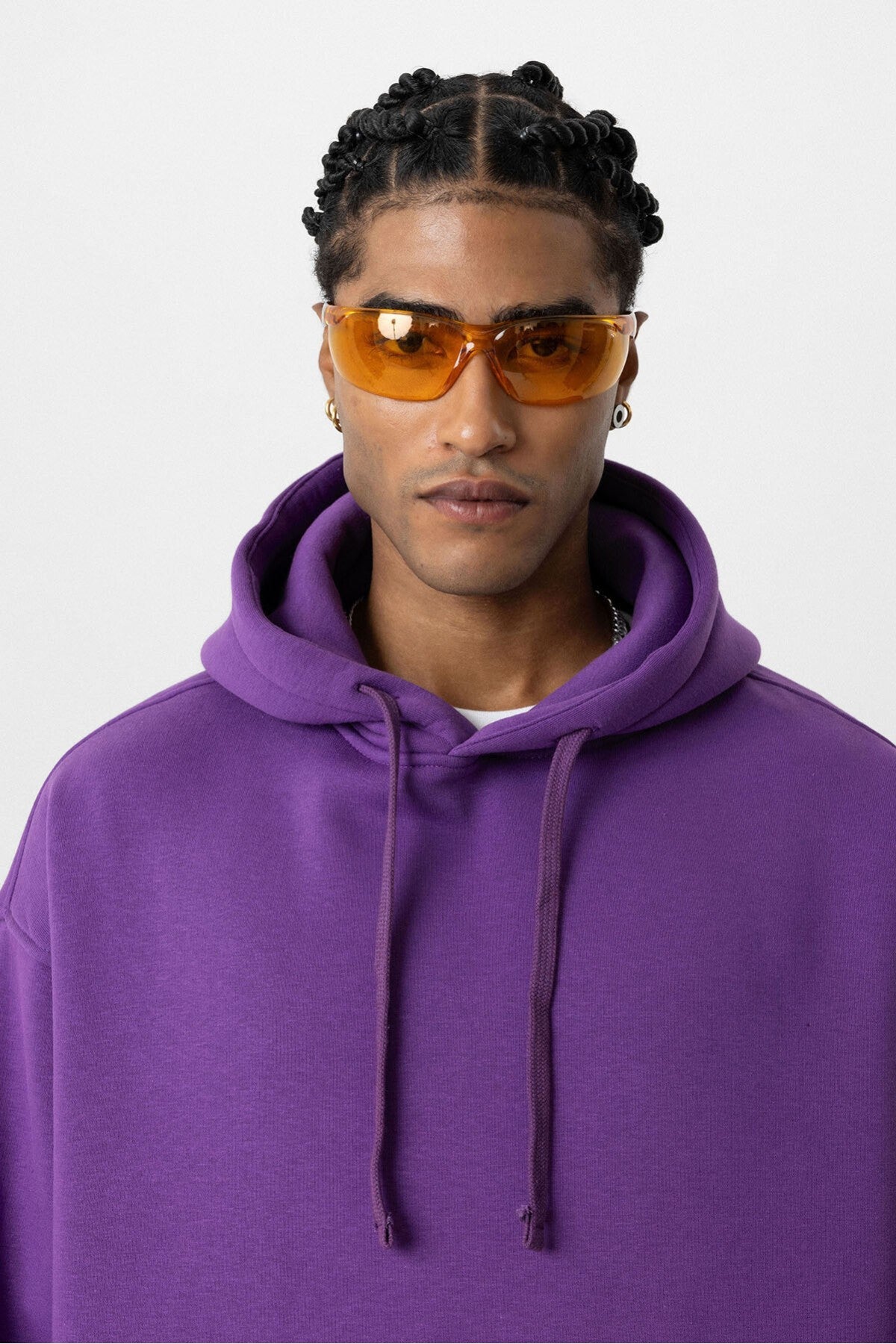 Basic Oversize Kapüşonlu Cep Detaylı Sweatshirt