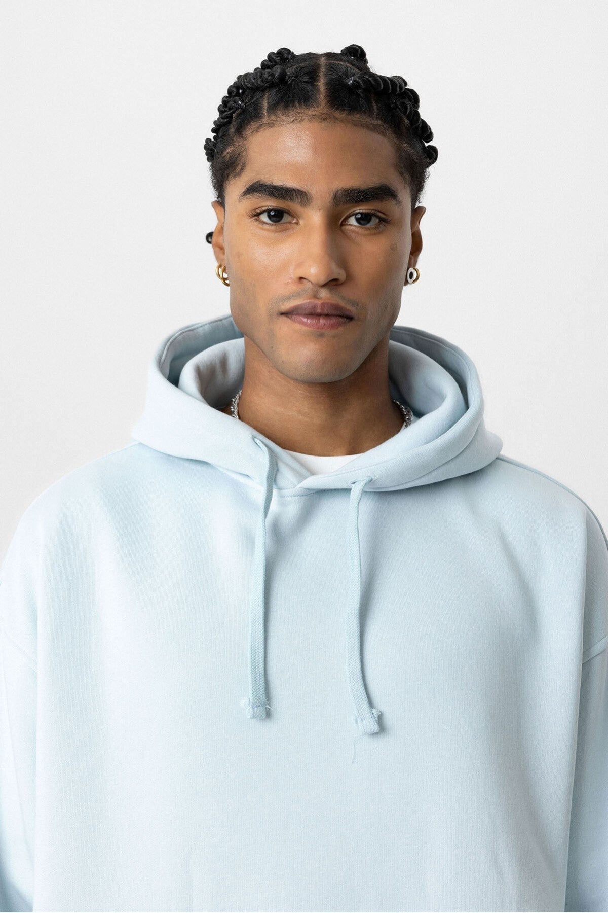 Basic Oversize Kapüşonlu Cep Detaylı Sweatshirt