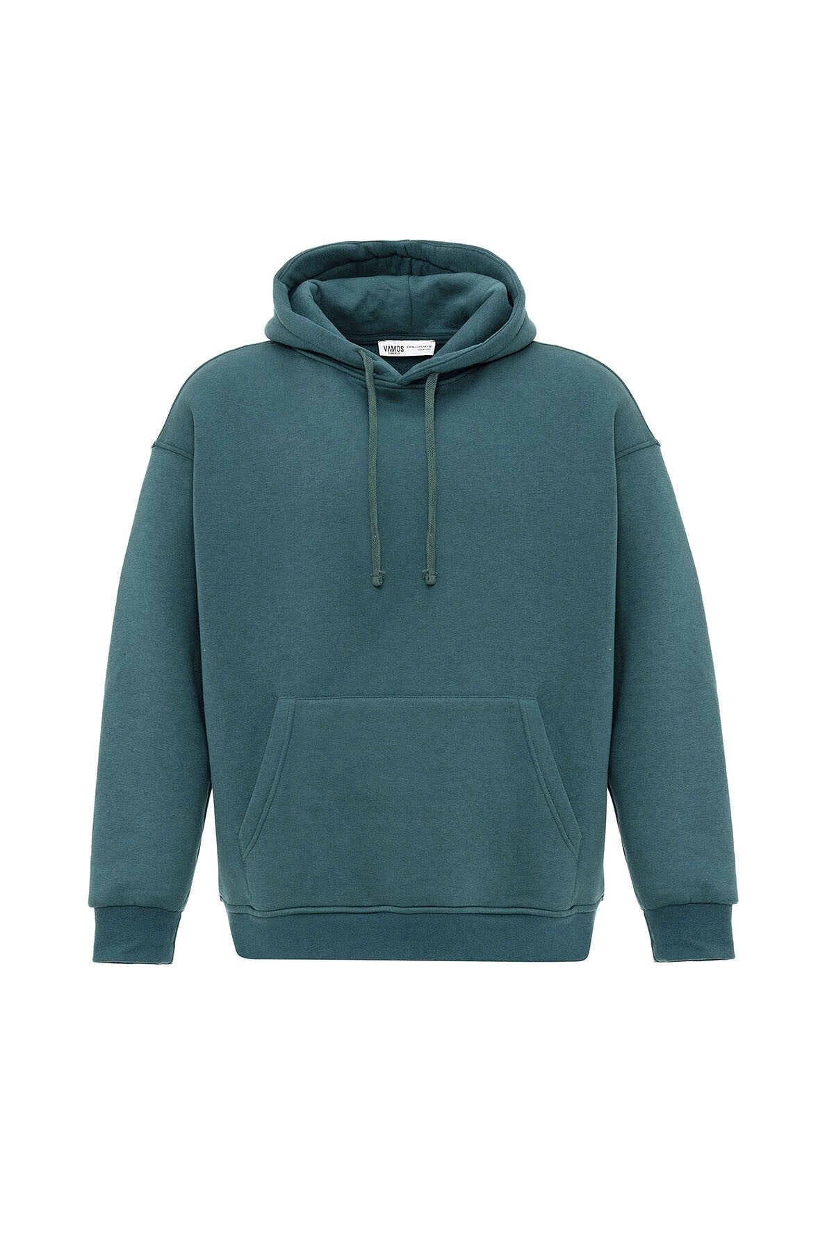 Basic Oversize Kapüşonlu Cep Detaylı Sweatshirt