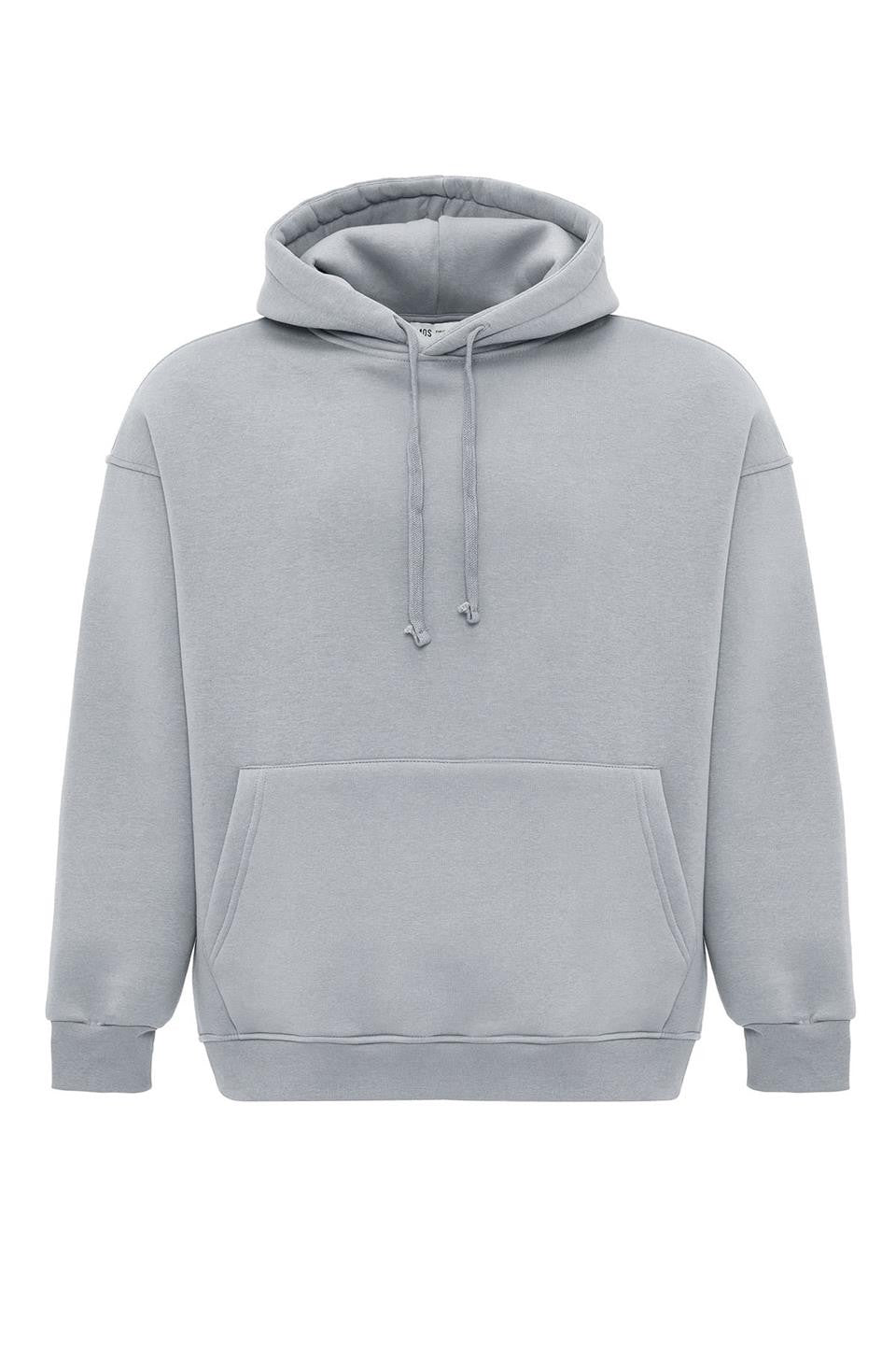 Basic Oversize Kapüşonlu Cep Detaylı Sweatshirt