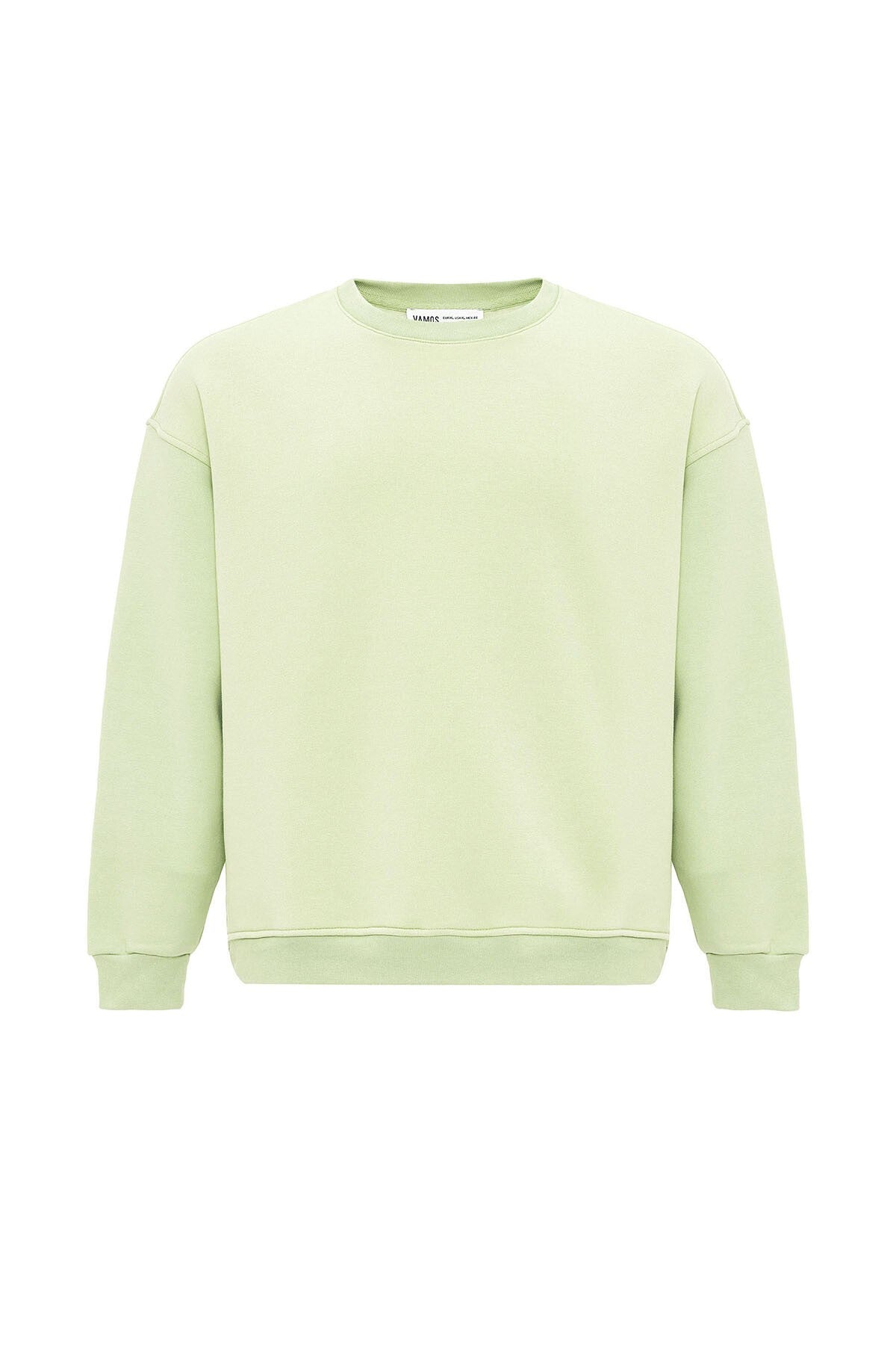 Basic Oversize Bisiklet Yaka Sweatshirt