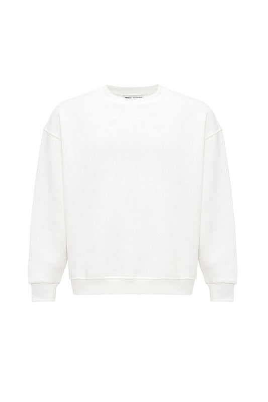 Basic Oversize Bisiklet Yaka Sweatshirt