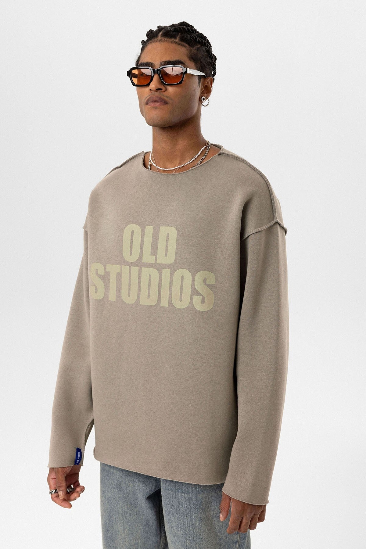 Dikiş Detaylı Overıze Sweatshirt